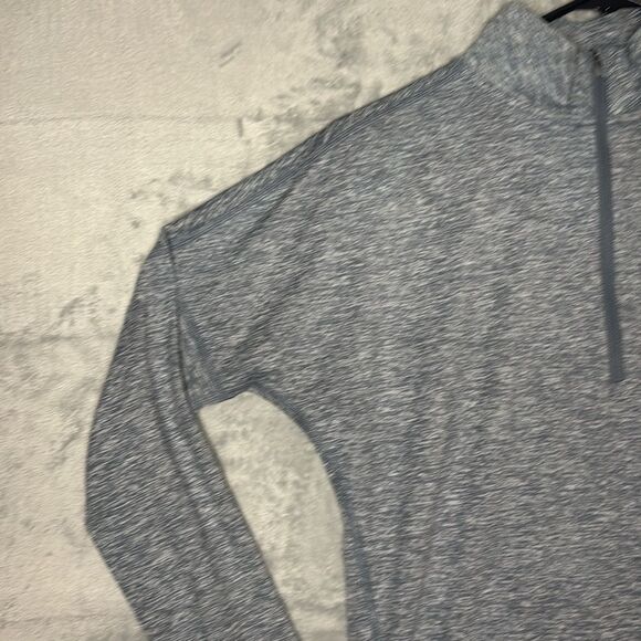 Nike Heathered Light Blue 1/4 Zip Running Lightweight Pullover Size XS - Picture 6 of 10